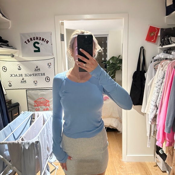 lululemon athletica Tops - Lululemon blue long sleeve